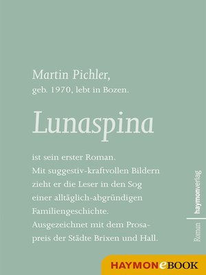 cover image of Lunaspina